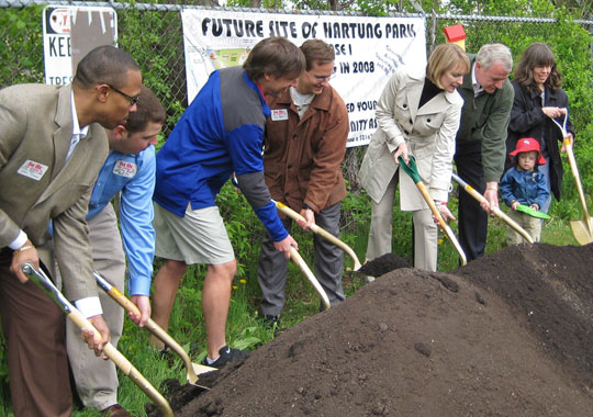 Hartung Park groundbreaking
