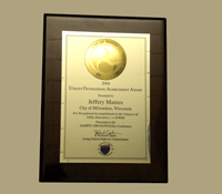 Utility Achievement Award