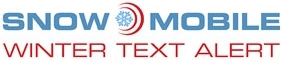 Snow Mobile Winter Text Alert