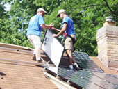 installation by H&H Solar on a home in Madison