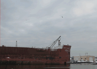 The James Barker is the 2nd largest vessel in the lakes at 1004' long