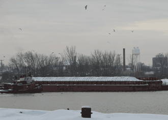 Inland River Barge and Tug