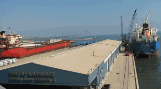 Lake Ontario and Iryda were docked at Terminal 2 (north side and south side respectively) on Sept. 15, 2006.