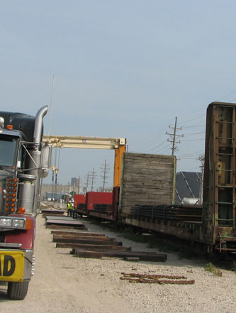 Storage of domestic steel products is available by TLS (Kinder Morgan)