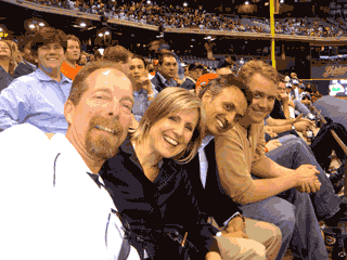 Dave Henry of Vision Logistics, Suzanne Bleau of Fednav Shipline; Gille Plante and Ken Peterson of Federal Marine Terminals and in the back row Matt McPhail of Fedmar Direct
