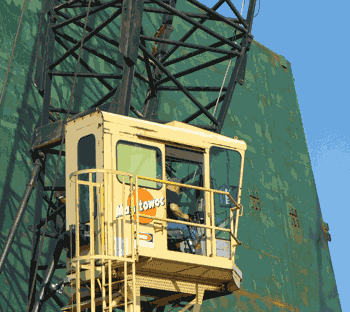 Port of Milwaukee Crane Operator Dave Corcoran