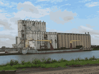 The grain elevator is hustling this year to stay up with demand.