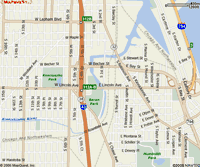 1-mile radius