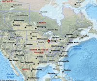 US map