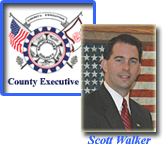 Milwaukee County Executive Scott Walker