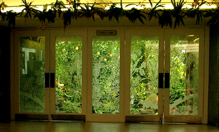 Doors to the Tropical Domes