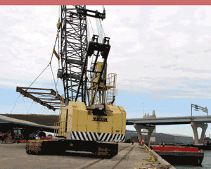 Deck barge at Terminal 2