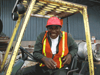 ILA forklift driver