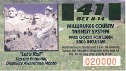 Picture of a copy of a bus pass